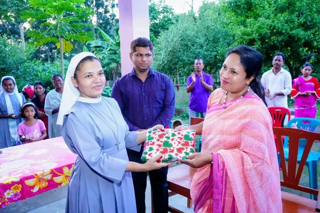 বারোমারী মিশনে ফাতেমা রাণীর তীর্থোৎসবের প্রস্তুতি পরিদর্শন