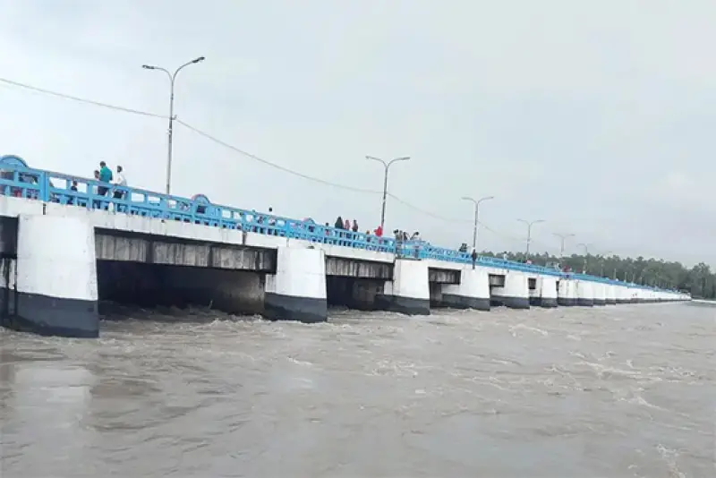 নীলফামারীর ডালিয়া পয়েন্টে তিস্তার পানি বিপৎসীমার ১১ সেন্টিমিটার নিচ দিয়ে প্রবাহিত হচ্ছে