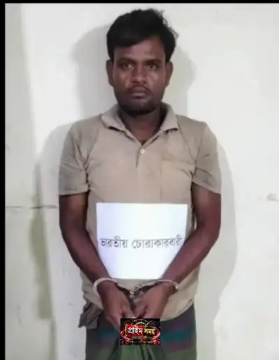 বড়লেখা সীমান্তে ভারতীয় নাগরিক আটক, পিস্তল-গুলি ও ইয়াবা জব্দ