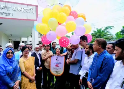 নজরুল বর্ষ উপলক্ষে শেরপুরে ‘দেশব্যাপী সাংস্কৃতিক প্রতিযোগিতা’র উদ্বোধন