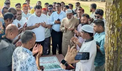 শালচূড়া উচ্চ বিদ্যালয়ে নতুন একাডেমিক ভবনের ভিত্তিপ্রস্তর স্থাপন