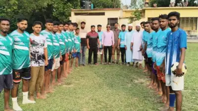 ভাতশালা ইউনিয়নে মাদকবিরোধী প্রীতি ফুটবল টুর্নামেন্ট অনুষ্ঠিত